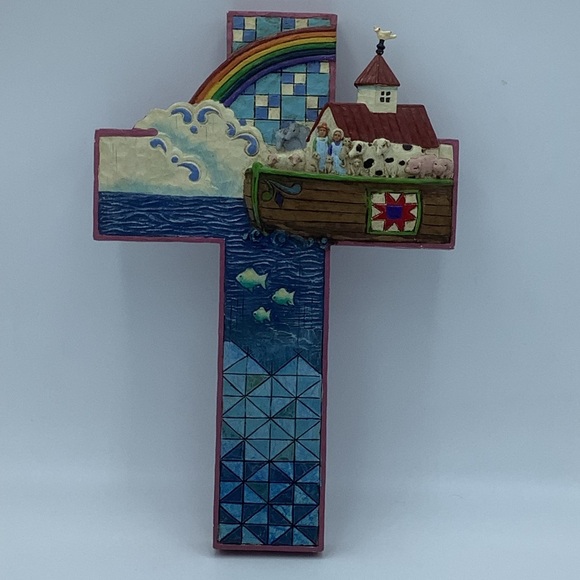 Jim Shore 2006 Noah’s Ark Cross - Picture 1 of 12